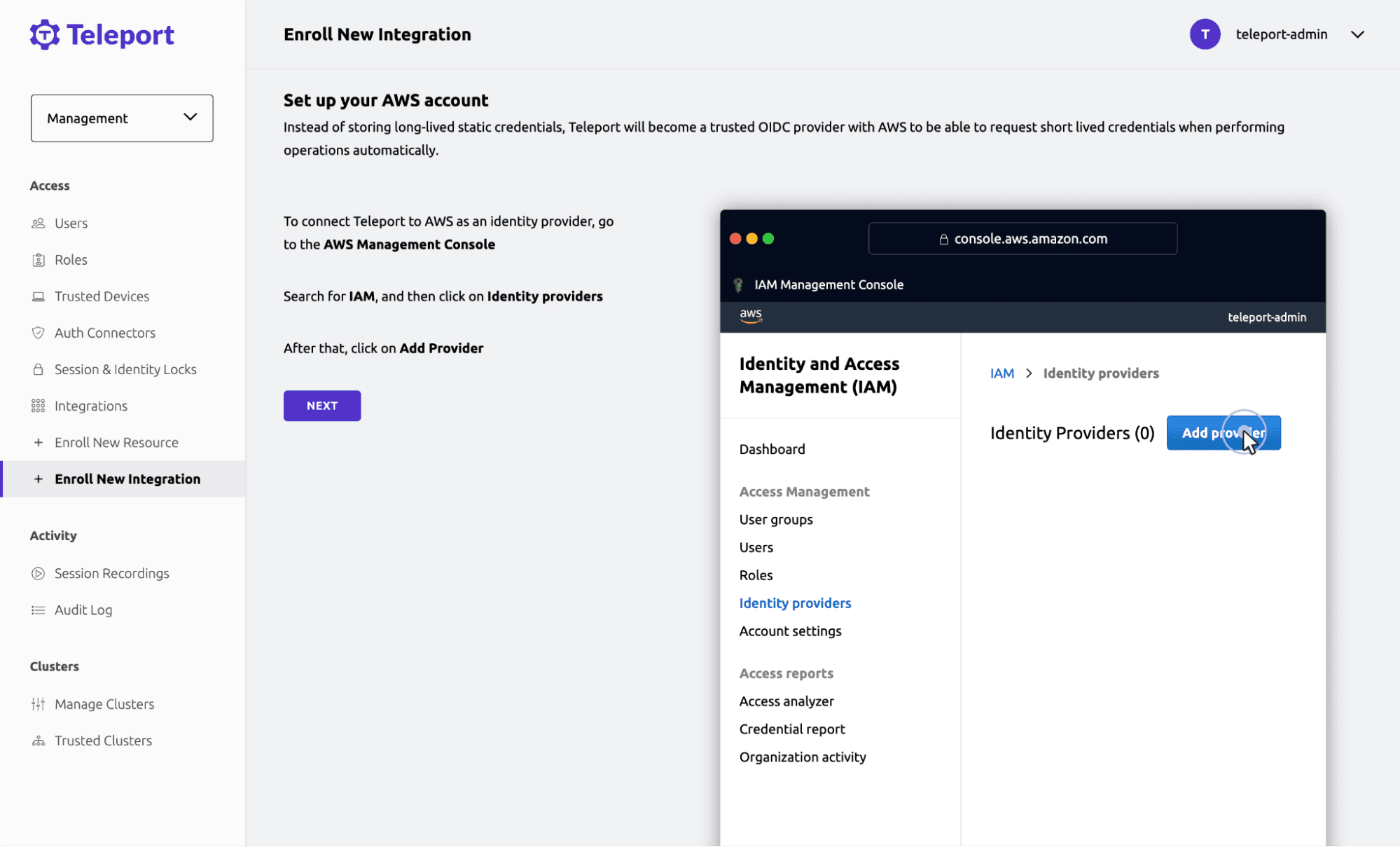 The New OIDC AWS ‘no-code’ setup.