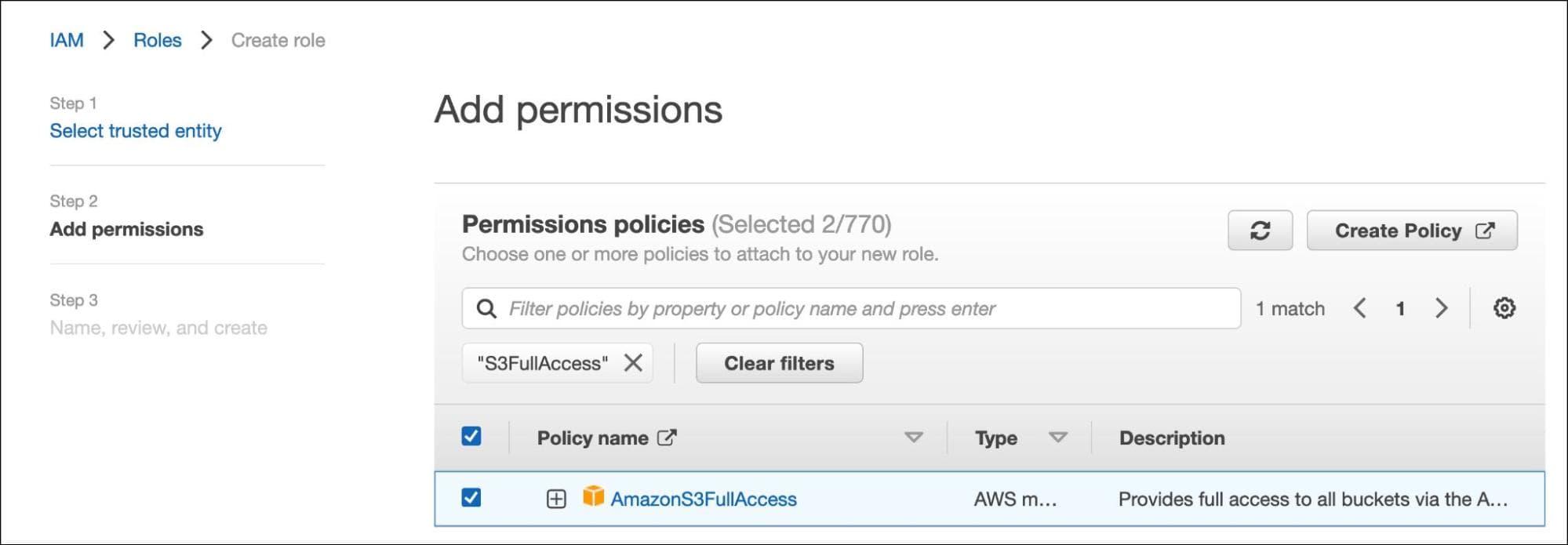 iam add permissions