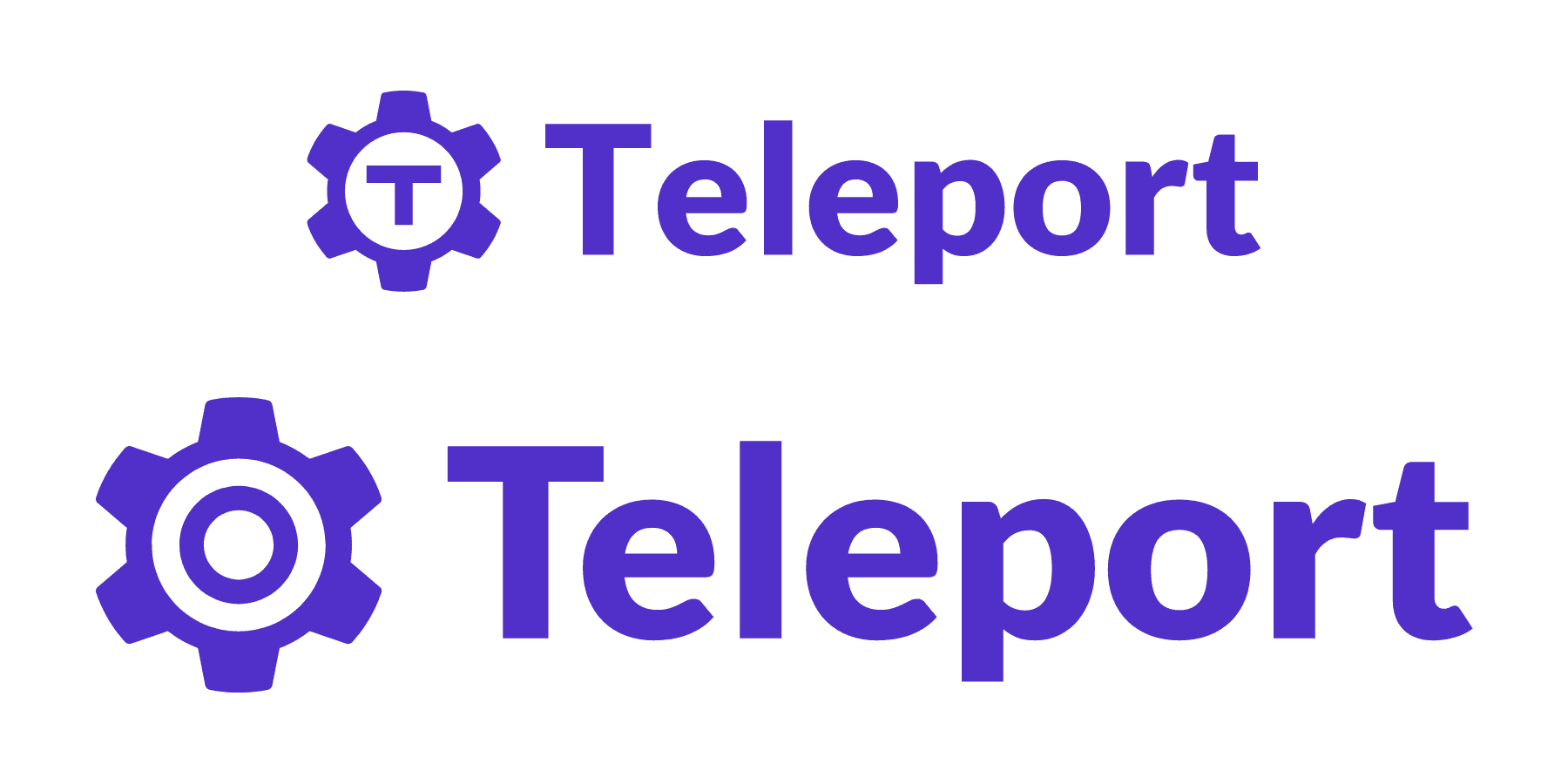 Teleport's old vs new logo