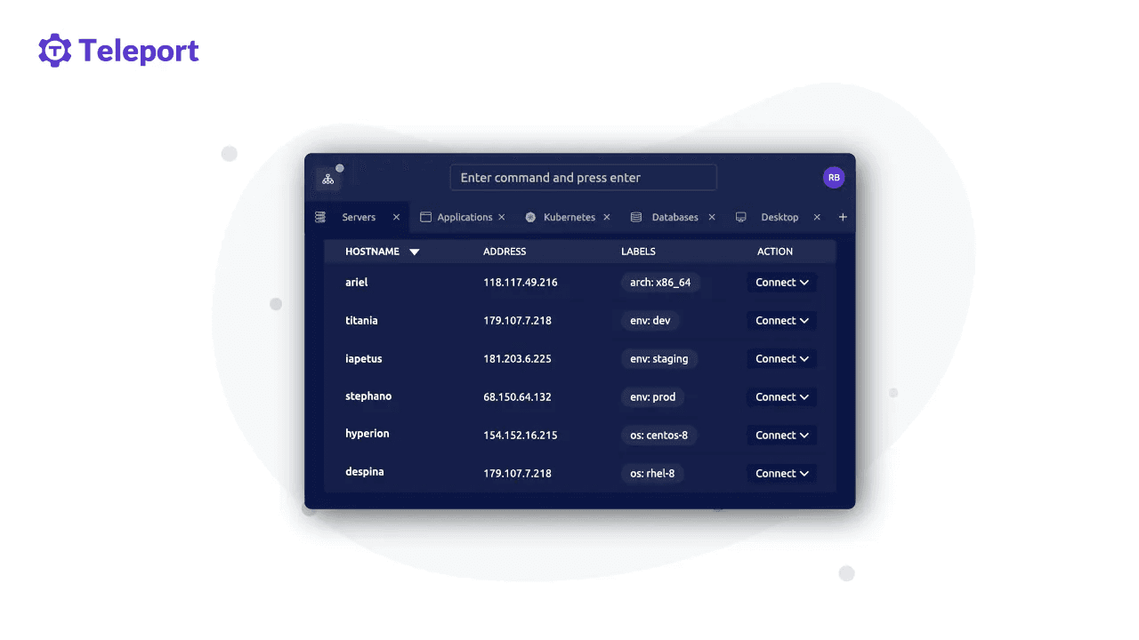 Teleport Connect for Windows, Mac and Linux