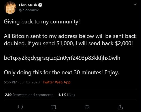 elon musk twitter hack