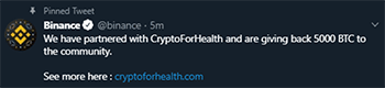 Binance twitter hack