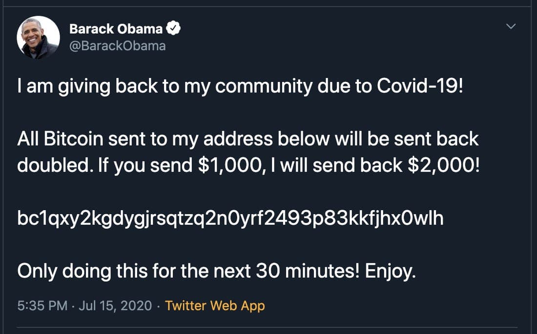 barack obama twitter hack